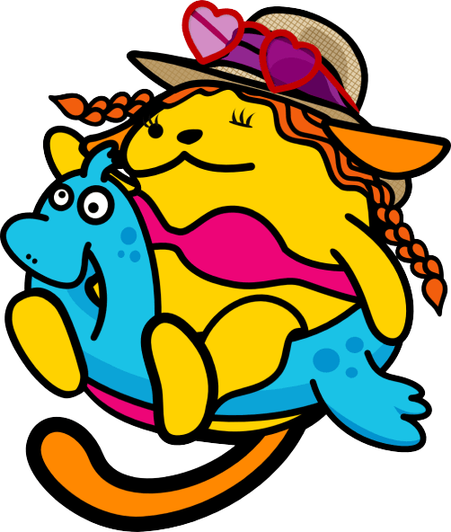 Wapuu se baigne